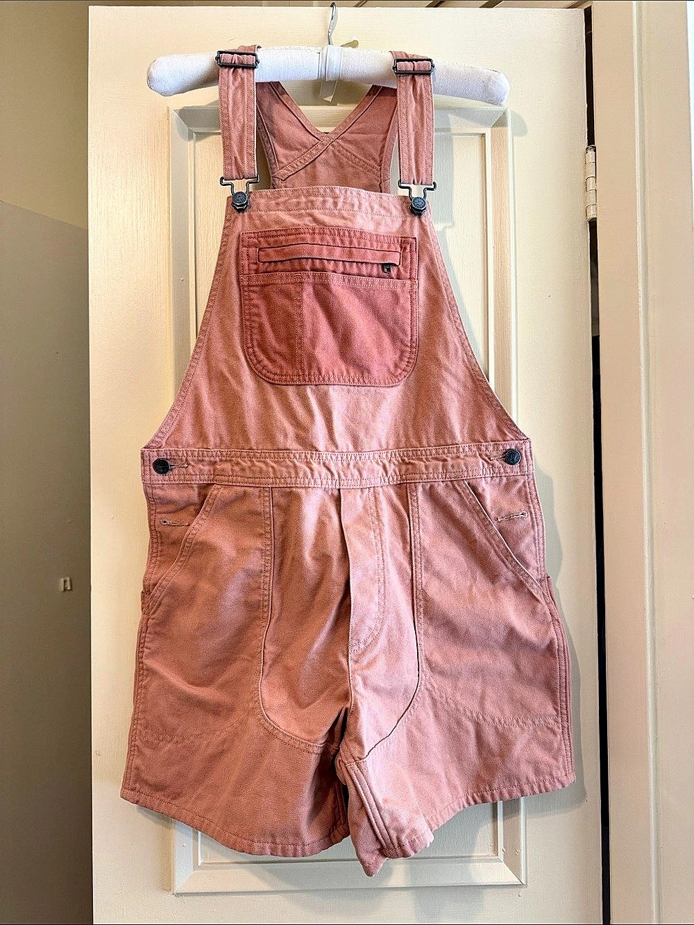Patagonia Women's Stand Up Overalls - 5" Terra Pink Medium new without tags